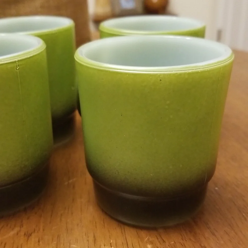 Anchor Hocking Fire-King Ware Cups set of 4 - Picture 12 of 12